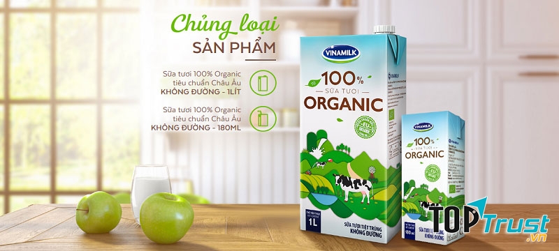 Sữa tươi Vinamilk Organic