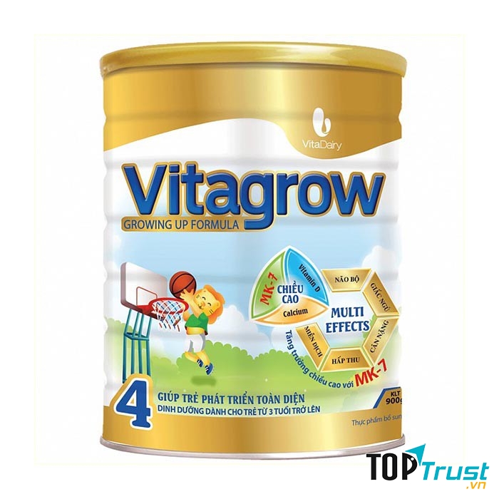Sữa Vitagrow 4 MK7 tăng chiều cao