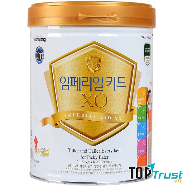 Sữa Bột XO Kid - Namyang Hàn Quốc, 2-15 Tuổi, 800g