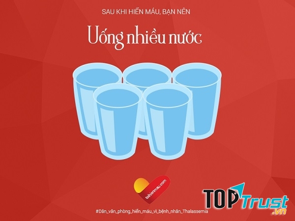 Sức khỏe sau lần hiến máu