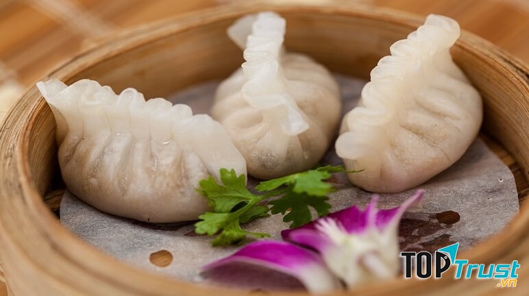 Sủi cảo hấp