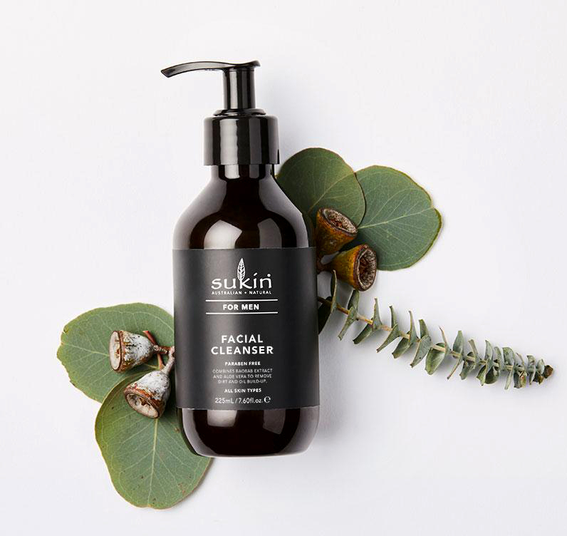 SUKIN SỮA RỬA MẶT SUKIN DÀNH CHO NAM FOR MEN FACIAL CLEANSER 225ML