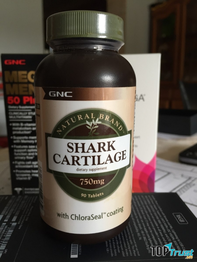 Sụn vi cá mập GNC Natural Brand Shark Cartilage