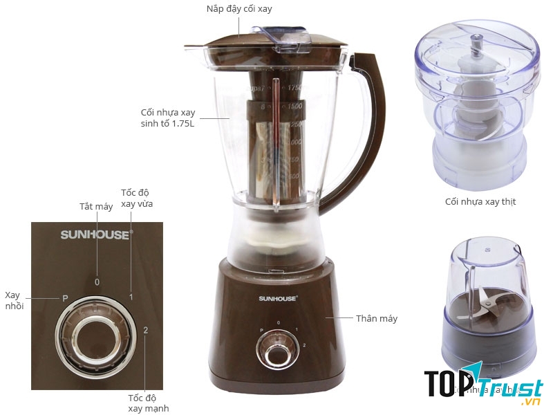 Máy xay sinh tố Sunhouse SHD 5338