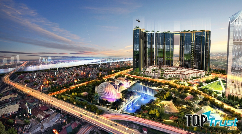 Phối cảnh tổng quan Sunshine city
