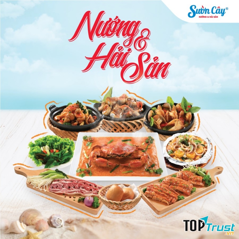 Thịt và hải sản phong phú