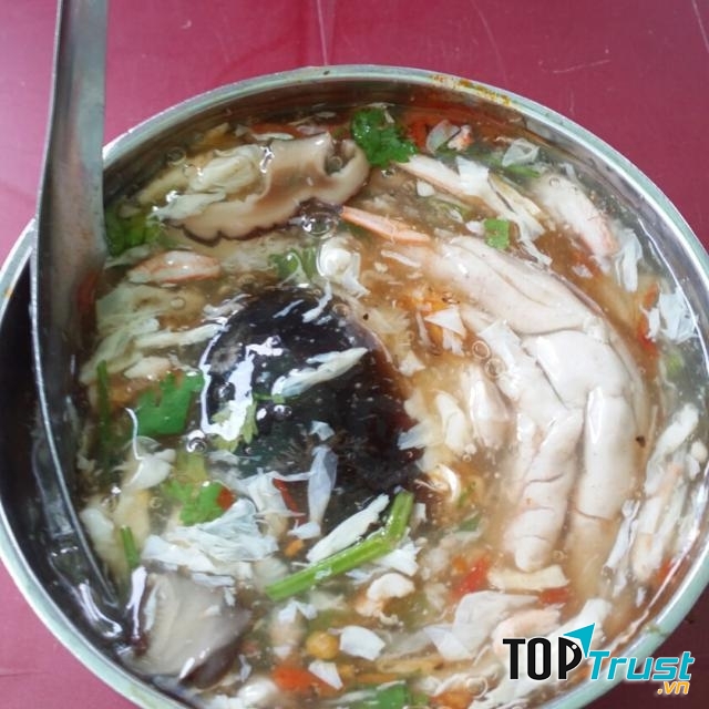 Súp cua trứng bắc thảo ở đây quả thật là một mỹ vị!