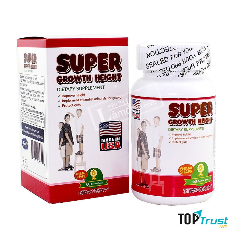 Super Growth Height - Viên Uống Tăng Chiều Cao Hiệu Quả