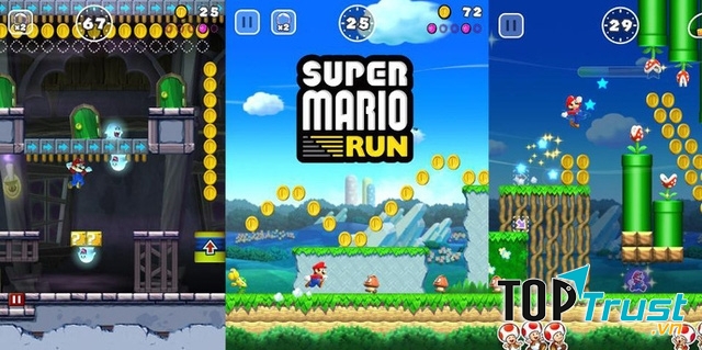 1 màn chơi của Super Mario Run