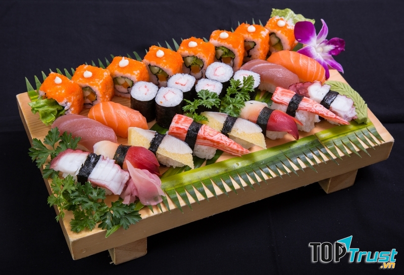 Những miếng sushi hấp dẫn