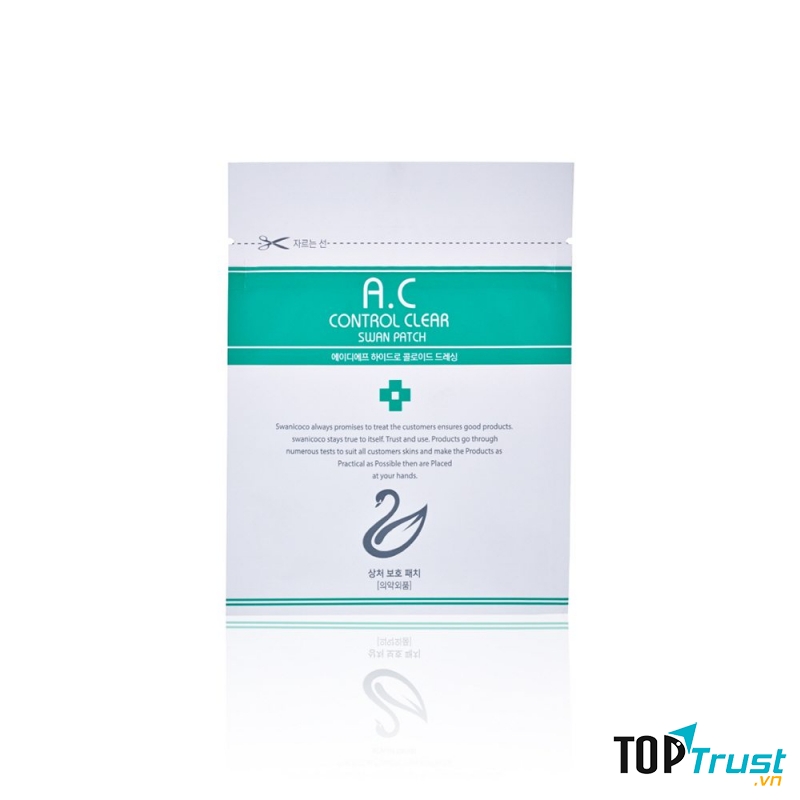 miếng dán mụn Swanicoco A.C Control Clear Swan Patch