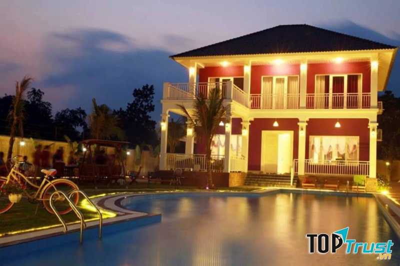 Điểm cộng rất lớn cho địa chỉ homestay này là nơi đây có một không gian rộng với khoảng sân vườn đẹp