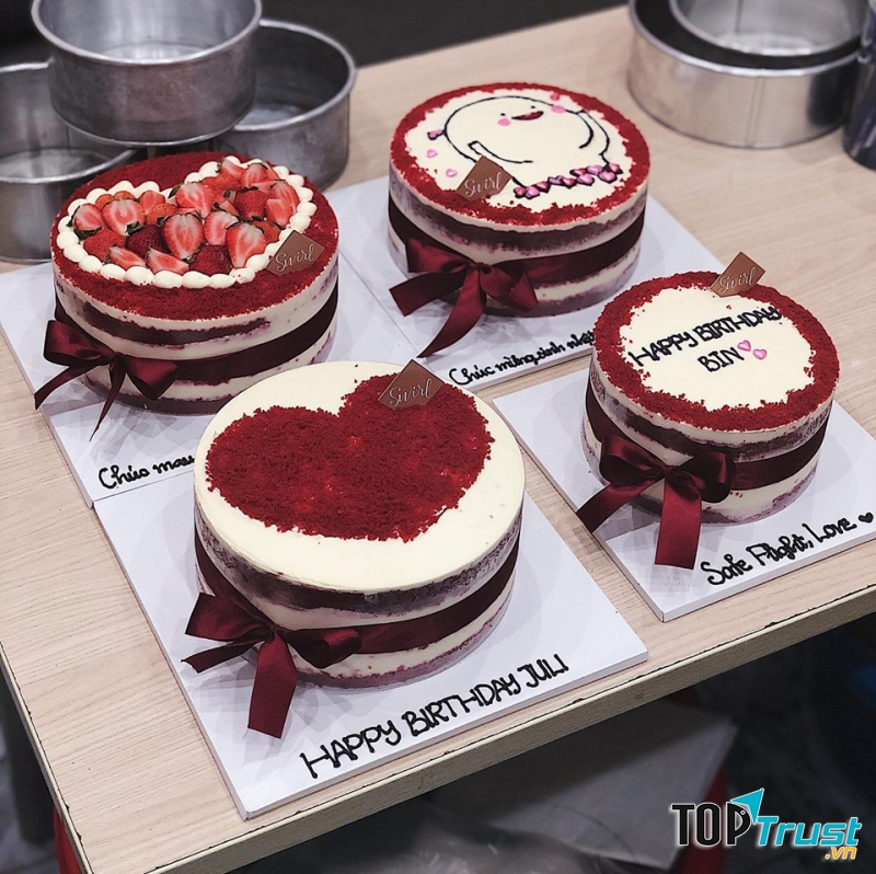 Những chiếc red velvet cực bắt mắt