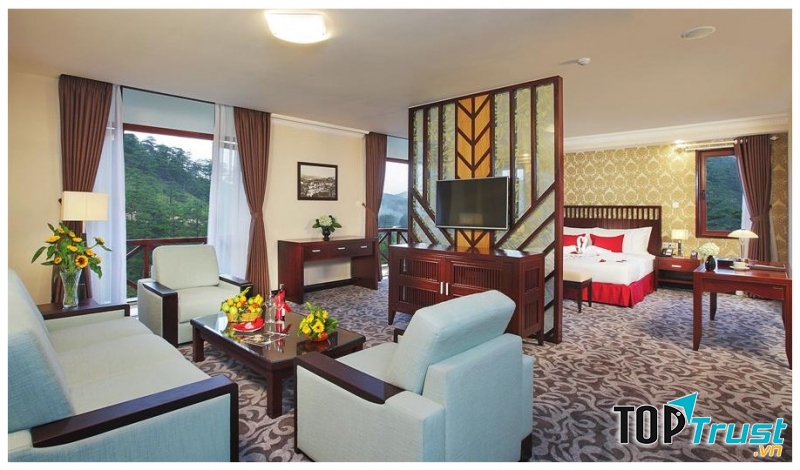 Phòng nghỉ tại Swiss-Belresort Tuyen Lam Dalat
