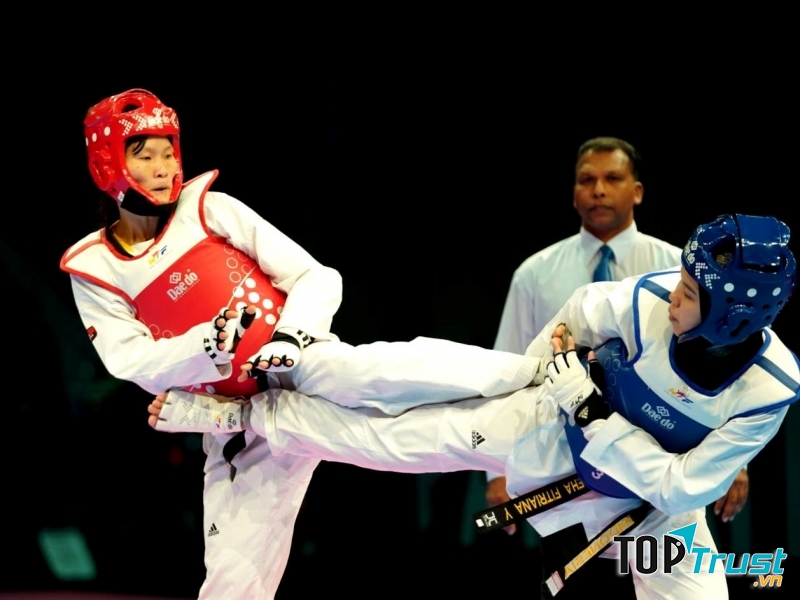 Các môn sinh đấu nhau