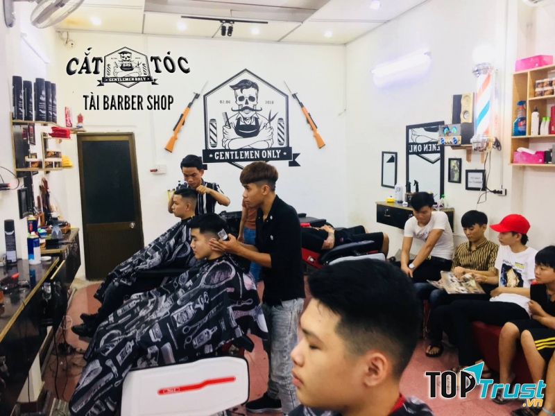 Một góc làm việc của Tài Barber shop Quảng Ngãi