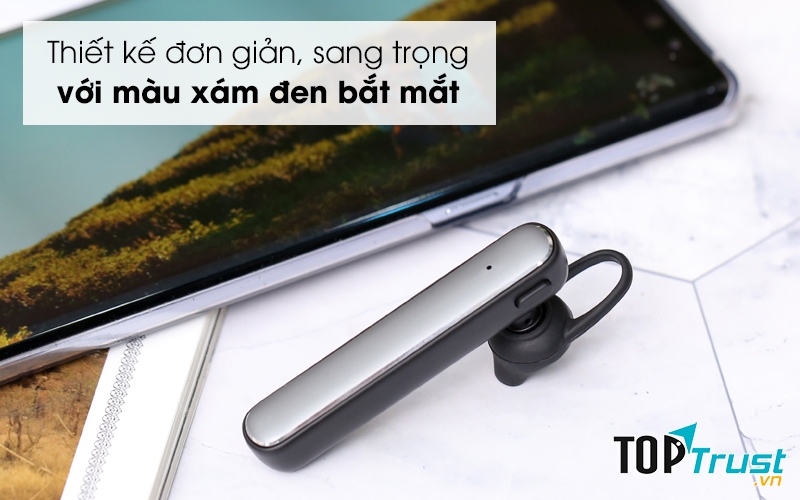 Tai nghe Bluetooth Mozard R558A Xám Đen