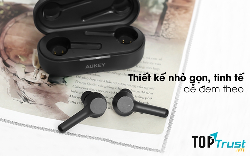 Tai nghe Bluetooth True Wireless Aukey EP-K01 Đen