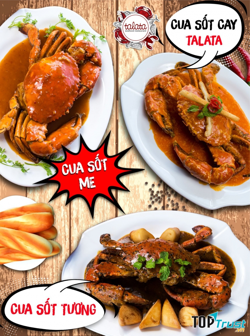 Những bữa tiệc hải sản tại  Hải Sản Talata