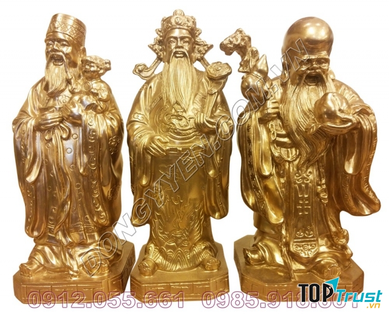 Ông Phúc sẽ mang đến cát tường, bình an và may mắn cho gia chủ.