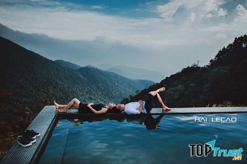 Bể bơi trên cao tại Tam Đảo Belvedere Resort