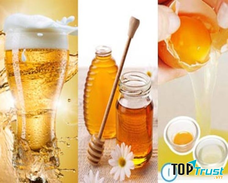 Bia, mật ong, lòng trắng trứng là công thức tắm trắng hiệu quả cao