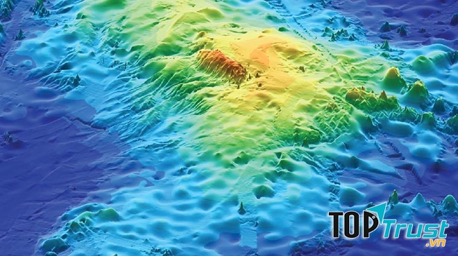 Tamu Massif đang nằm sâu dưới lòng Thái Bình Dương