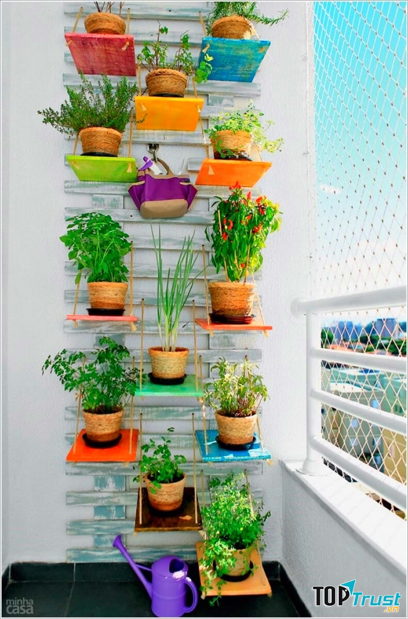 Tận dụng không gian trên tường