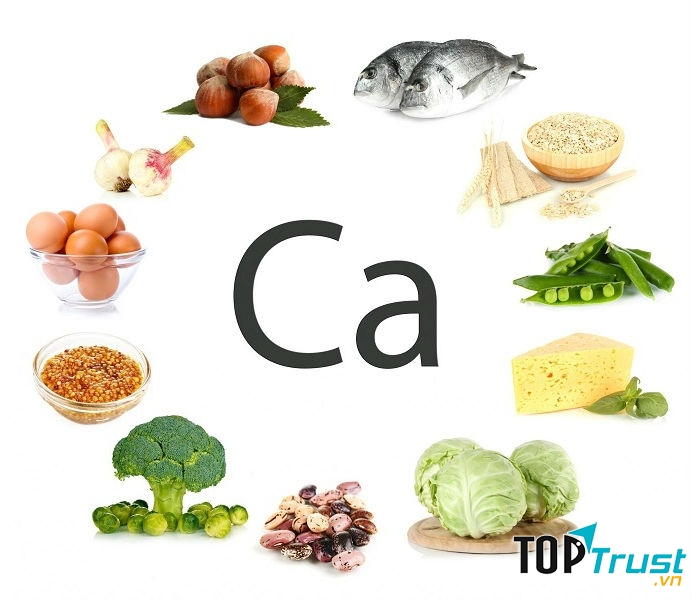 Tăng cường các thực phẩm giàu canxi