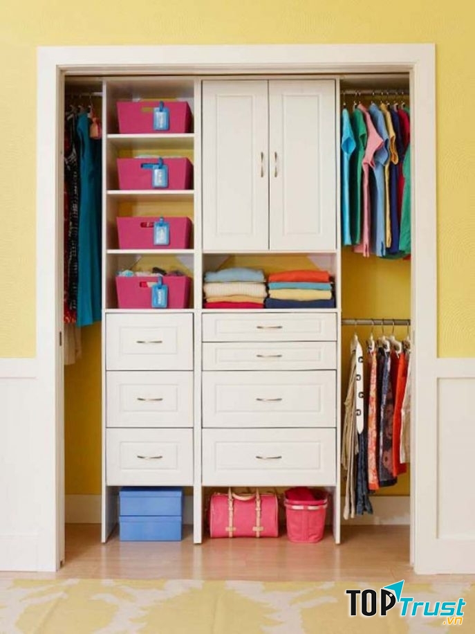 Thiết kế hốc tường lưu trữ đồ đạc