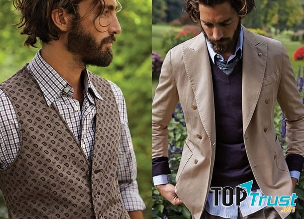 Tạo phong cách ăn mặc đẹp cho nam bằng cách phối các chất liệu