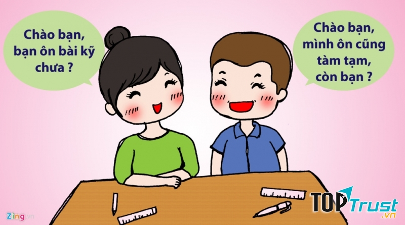 Tâm lý thật thoải mái trước khi làm bài thi