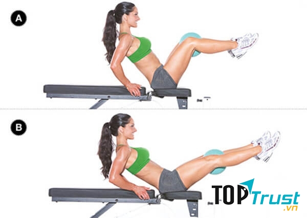 Bài tập này có tác dụng tối đa từ trên xuống dưới