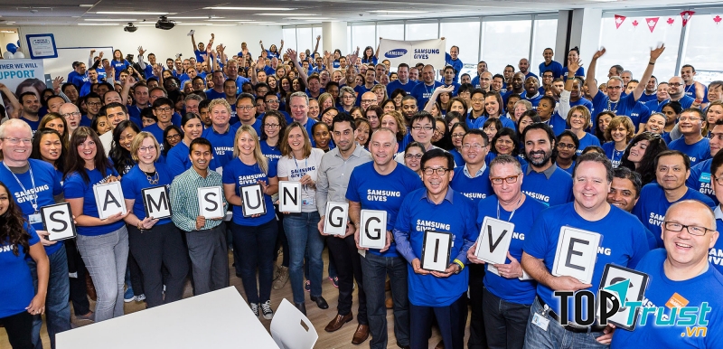 Samsung có khoảng gần nửa triệu nhân viên trên khắp thế giới