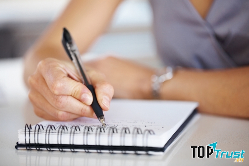 Tập cho mình thói quen ghi chú nội dung quan trọng