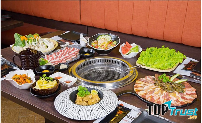 Thực đơn phong phú Tasaki BBQ