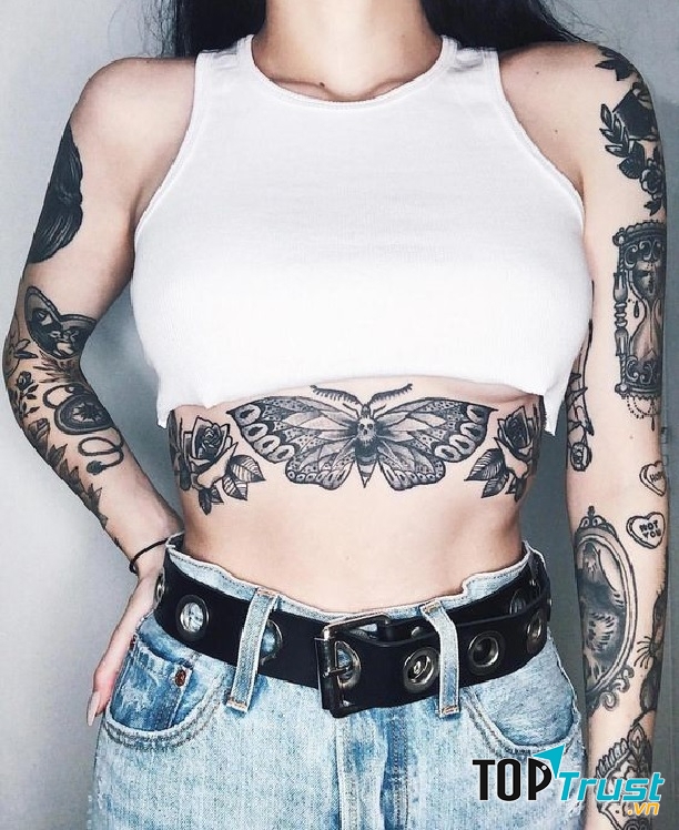 Hình xăm cá tính Tattoo Crazier Shop