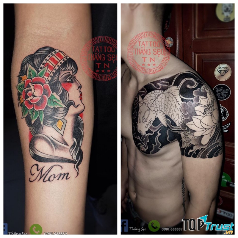 Tattoos Thắng sẹo - Thái Nguyên