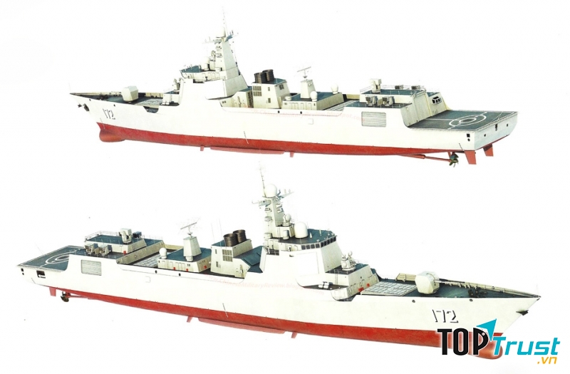 Tàu khu trục mang tên lửa dẫn đường Type-052D Luyang III