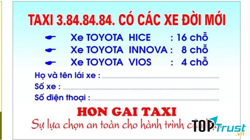 Taxi Hồng Gai