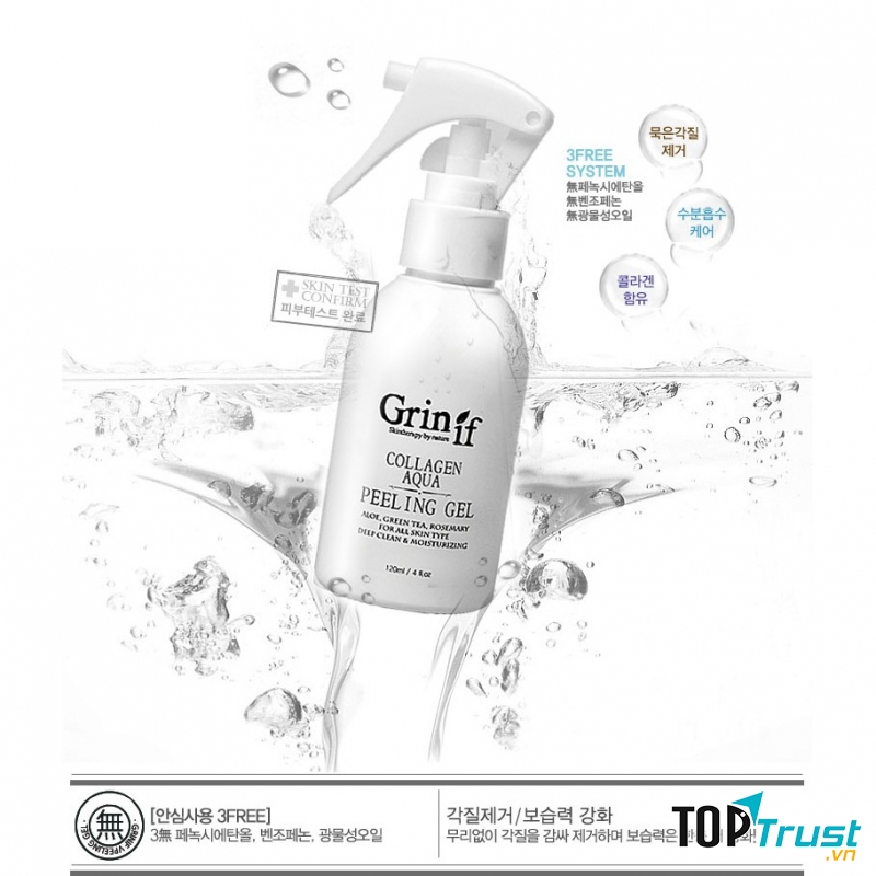 Tẩy da chết Grinif Collagen Aqua Peeling Gel