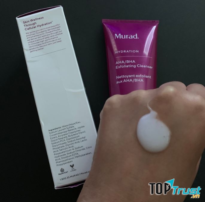 Sữa Rửa Mặt Tẩy Da Chết Murad AHA/BHA Exfoliating Cleanser