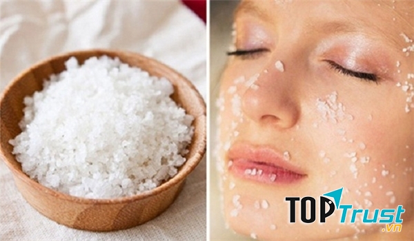 Tẩy tế bào chết bằng muối biển