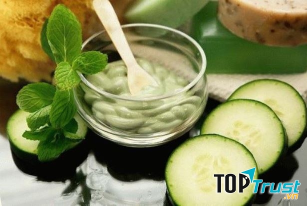 Dưa chuột giúp tẩy tế bào chết