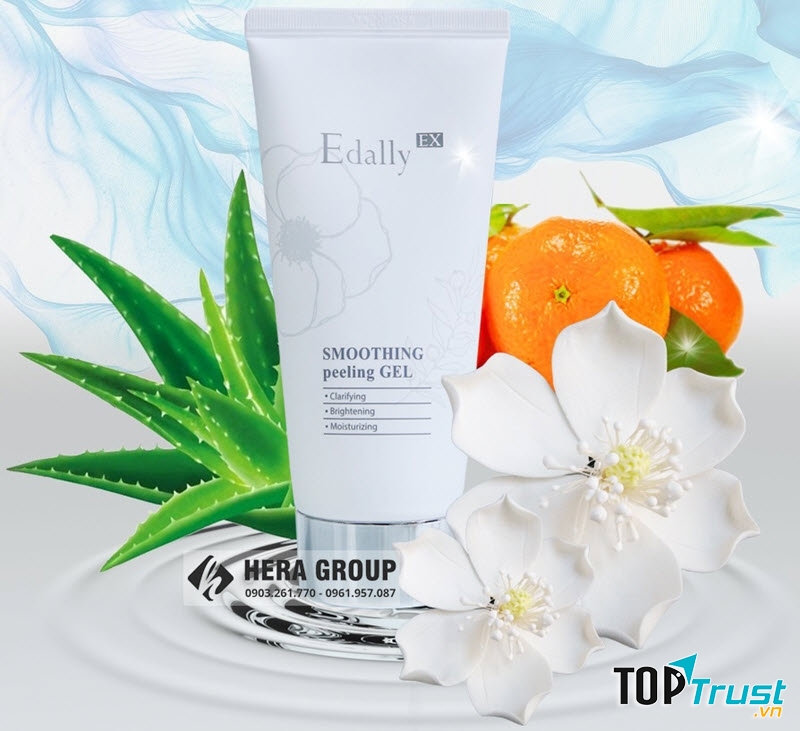Gel tẩy da chết dưỡng ẩm và làm sáng da Edally - Smoothing Peeling Gel