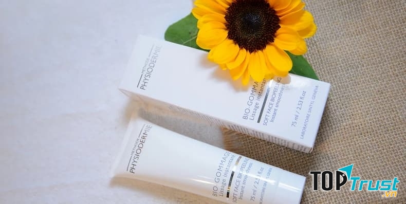 Tẩy tế bào chết sinh học bằng enzyme Soft Face Bio – peeling của Physiodermie