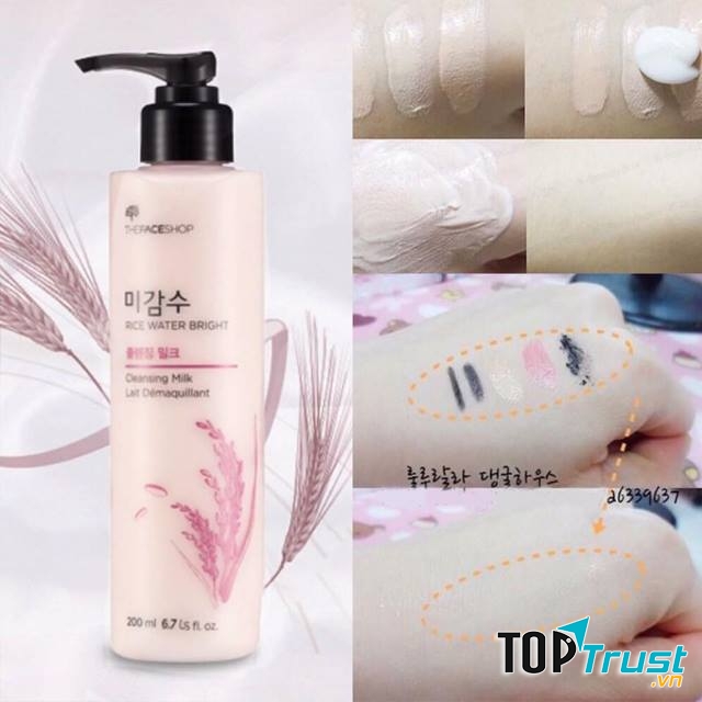 Tẩy trang Gạo dạng sữa The Face shop