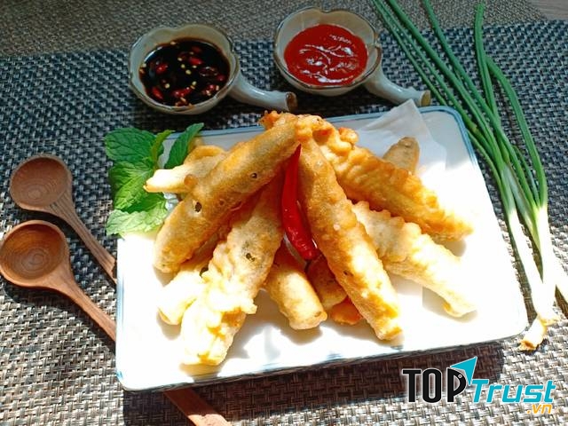 Tempura đậu bắp