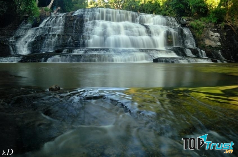 Một tầng thác của thác Thủy Tiên