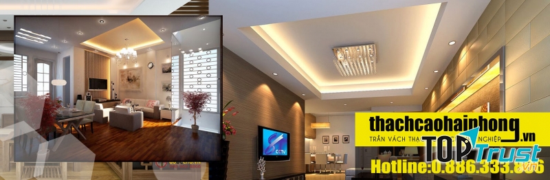 Thạch cao Hải Phòng - Trần vách thạch cao chuyên nghiệp